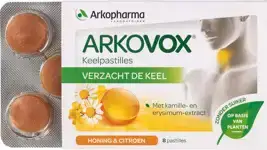 Arkovox keelpastilles honing & citroen