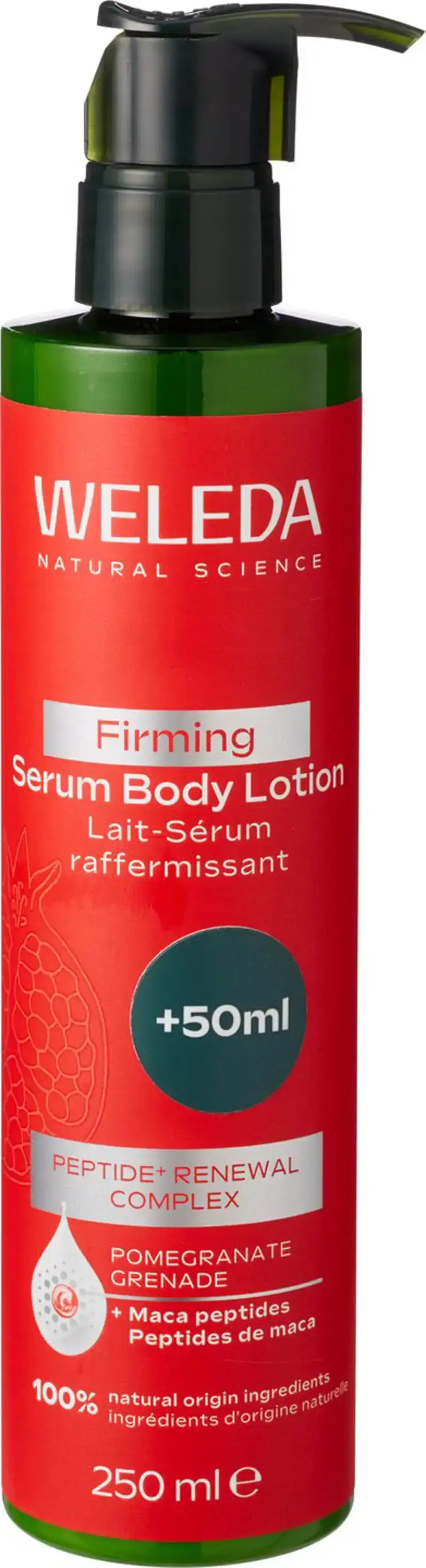Verstevigende serum body lotion granaatappel