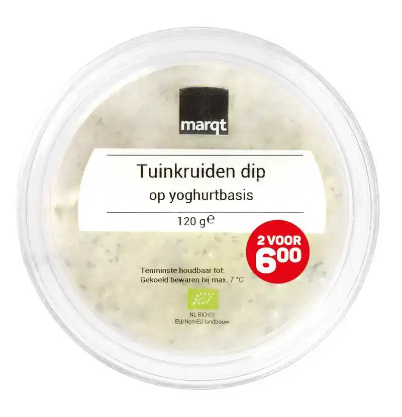 Tuinkruidendip op yoghurtbasis