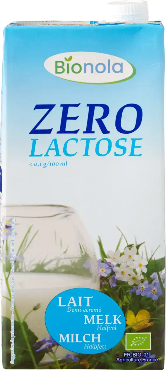 Halfvolle lactosevrije melk