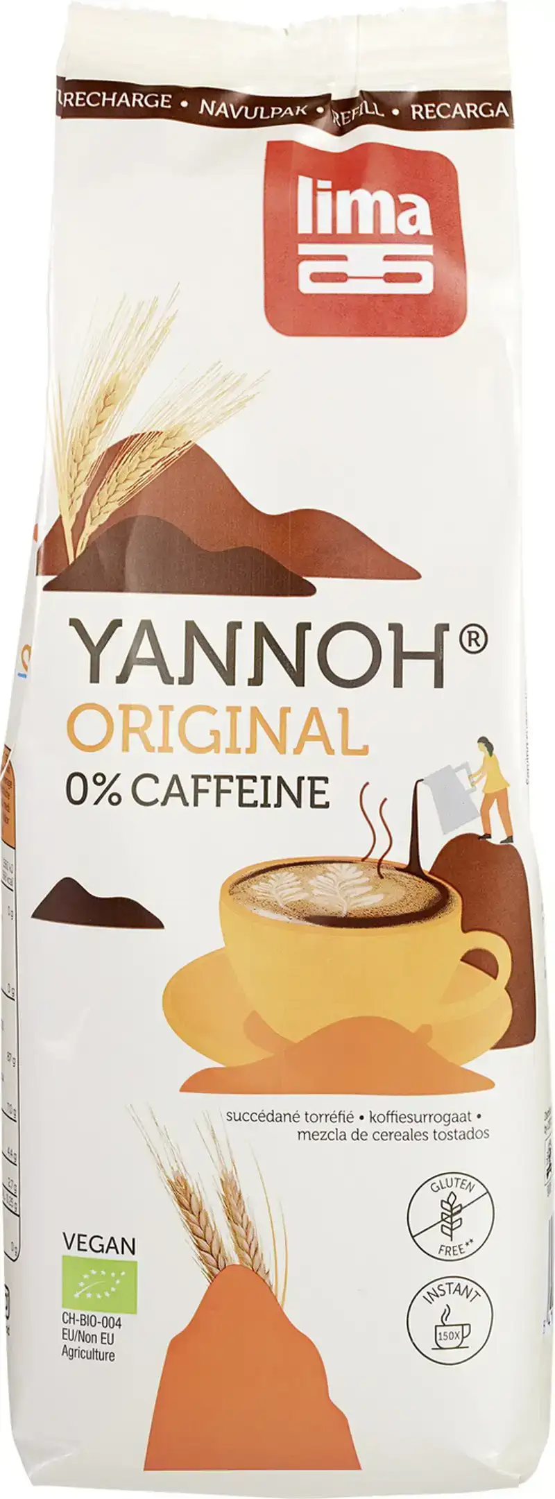 Koffievervanger yannoh instant navulpak