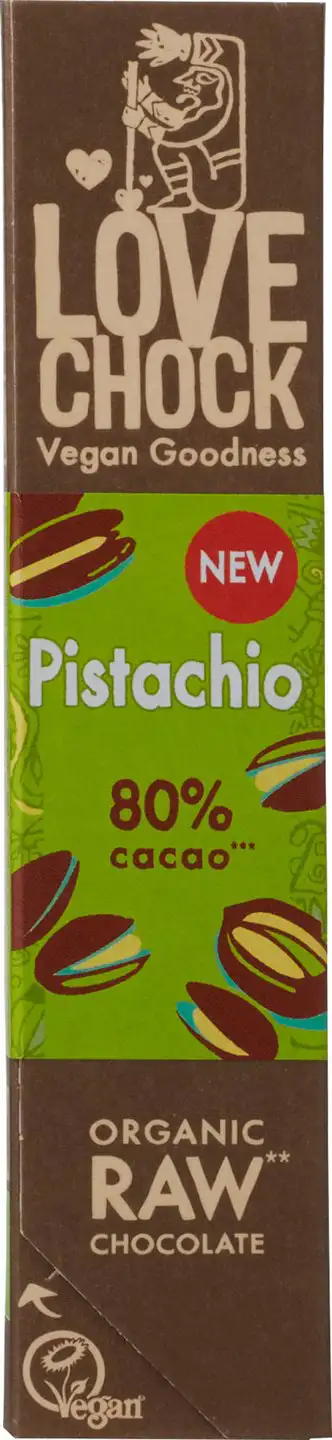RAW Pure chocolade 80% pistachio
