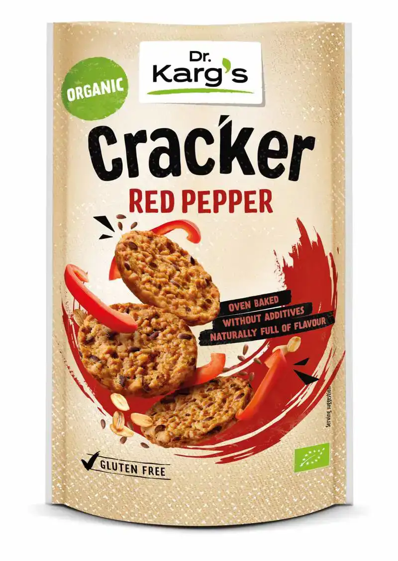 Rode paprika crackers