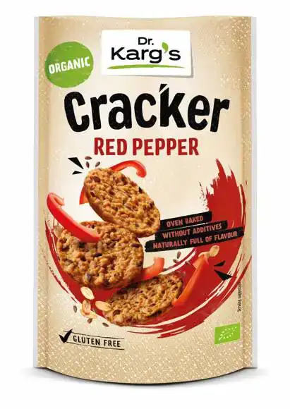 Rode paprika crackers