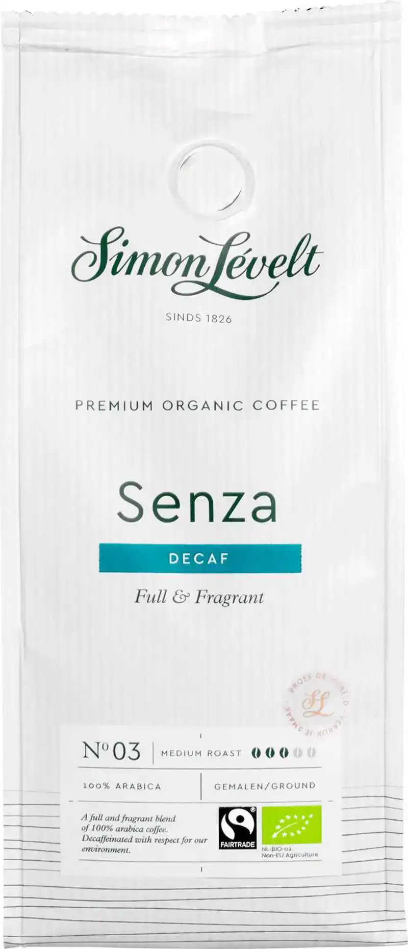 Snelfiltermaling decafé Senza