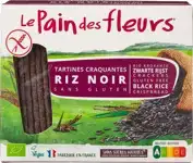 Zwarte rijst crackers