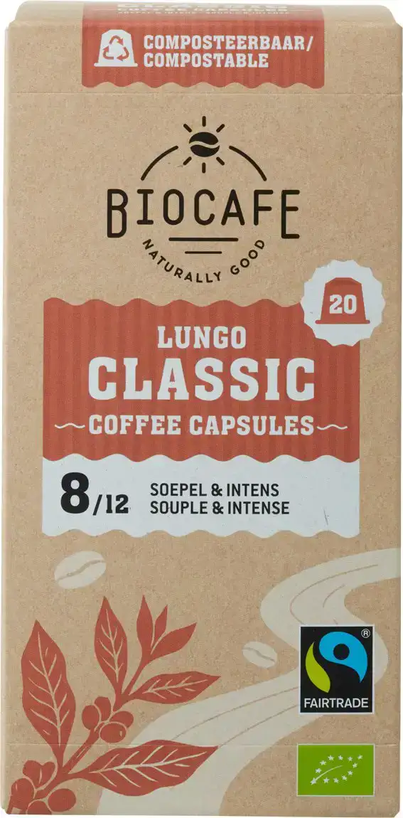 Koffiecapsules lungo