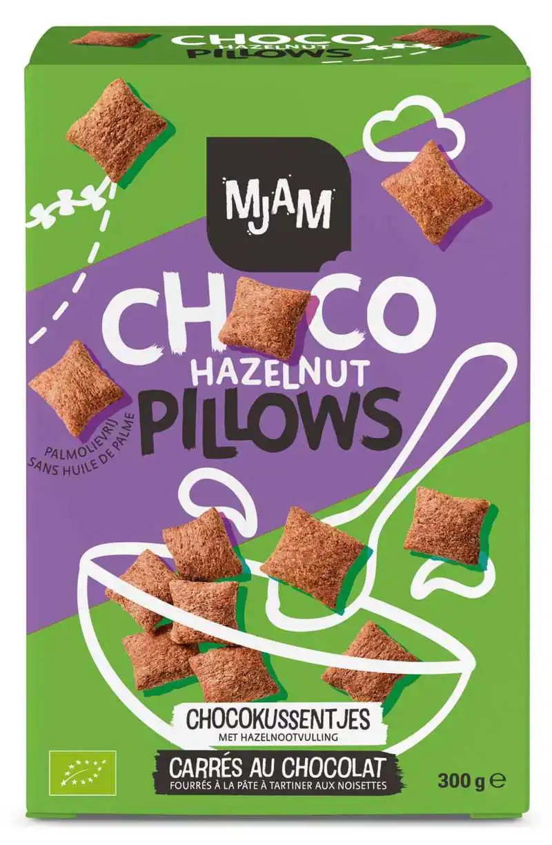 Choco hazelnut pillows