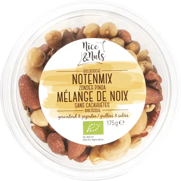 Geroosterde & gezouten notenmix zonder pinda