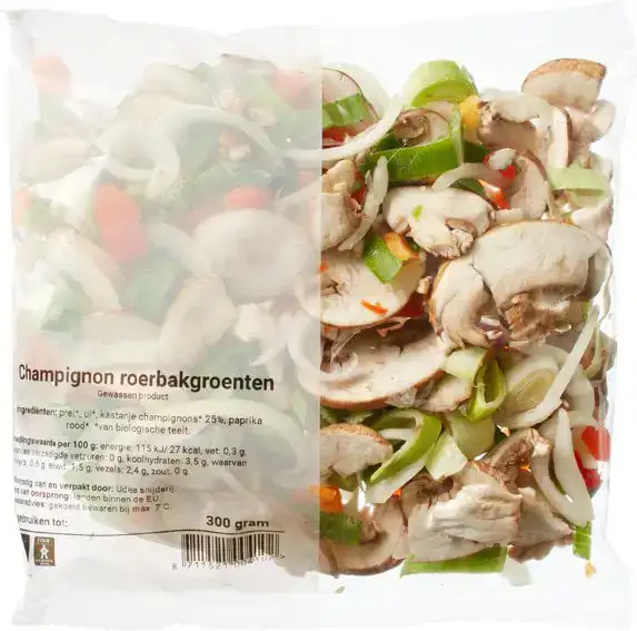 Champignon roerbakgroenten
