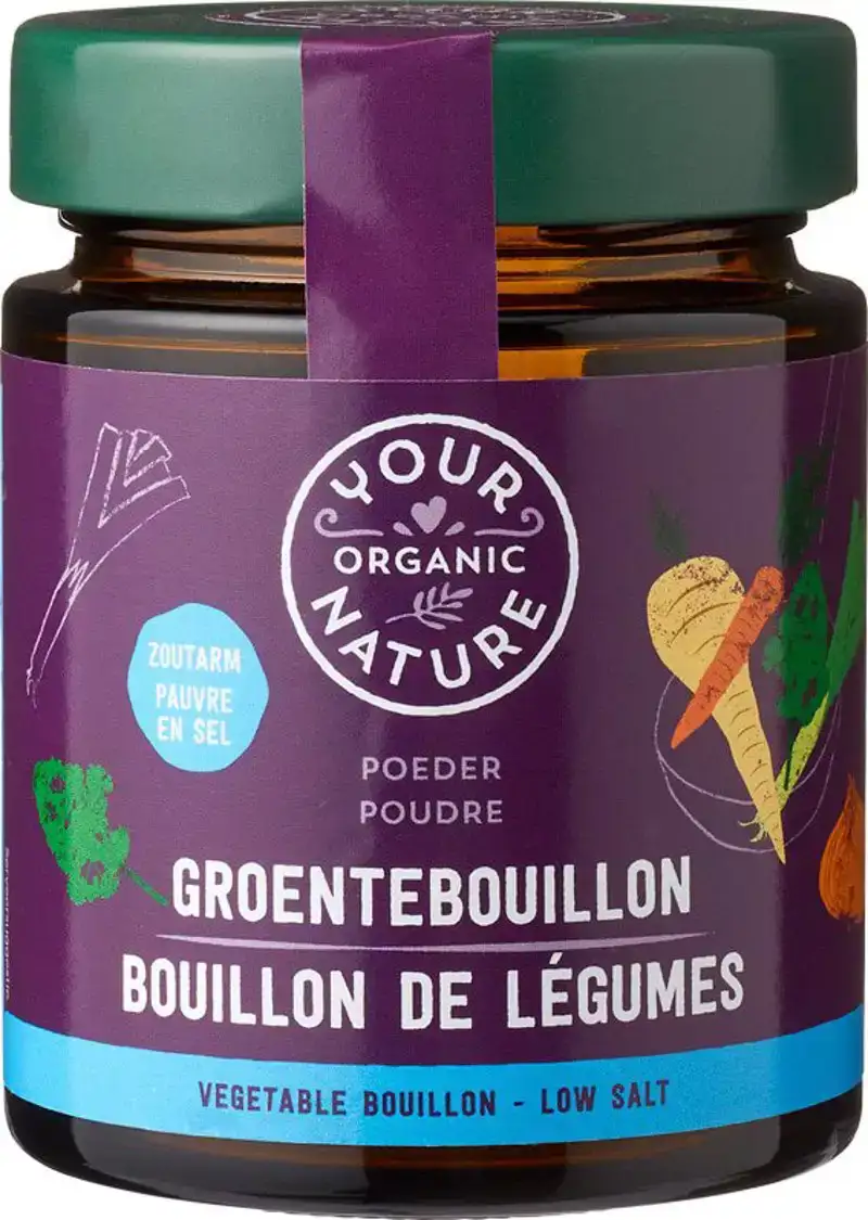 Groentebouillonpoeder zoutarm