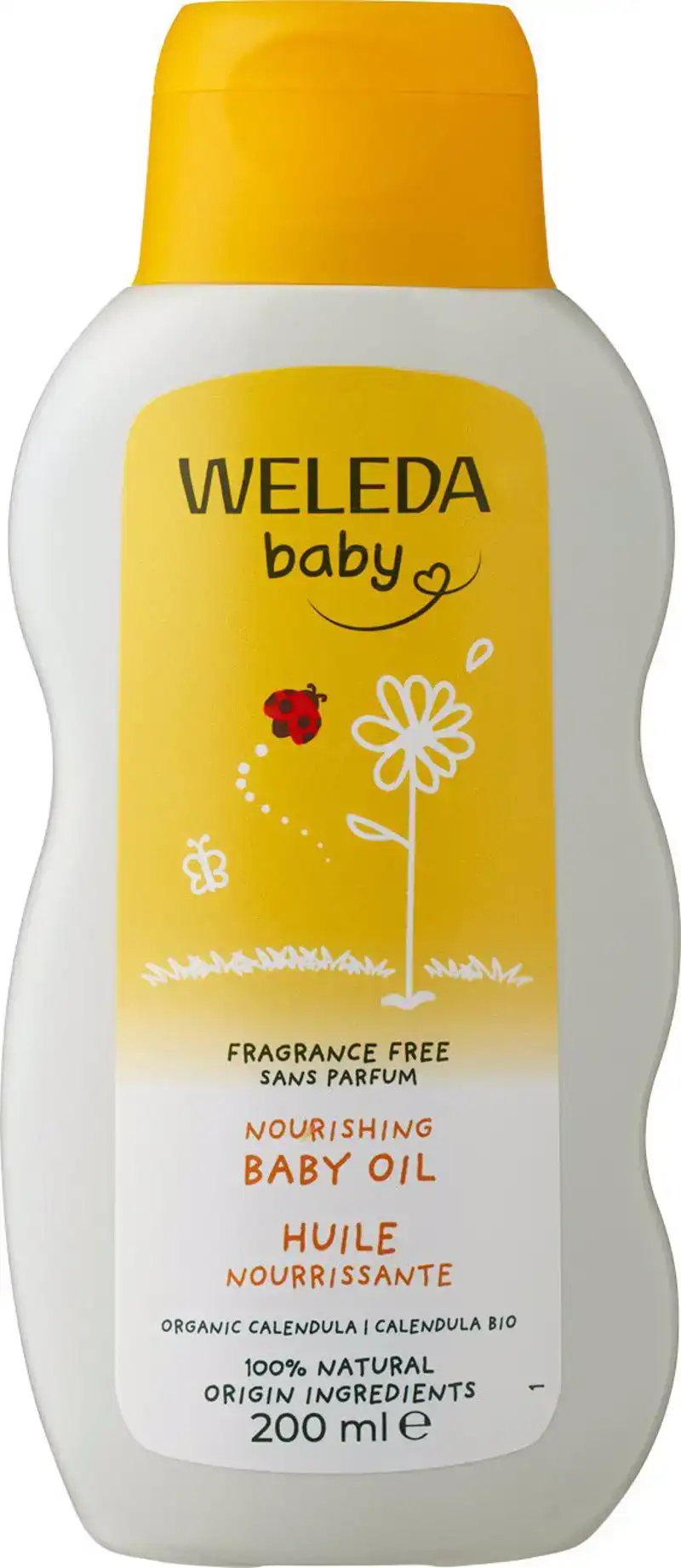 Baby verzorgende olie calendula