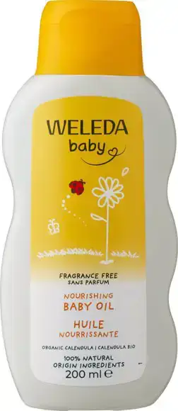 Baby verzorgende olie calendula