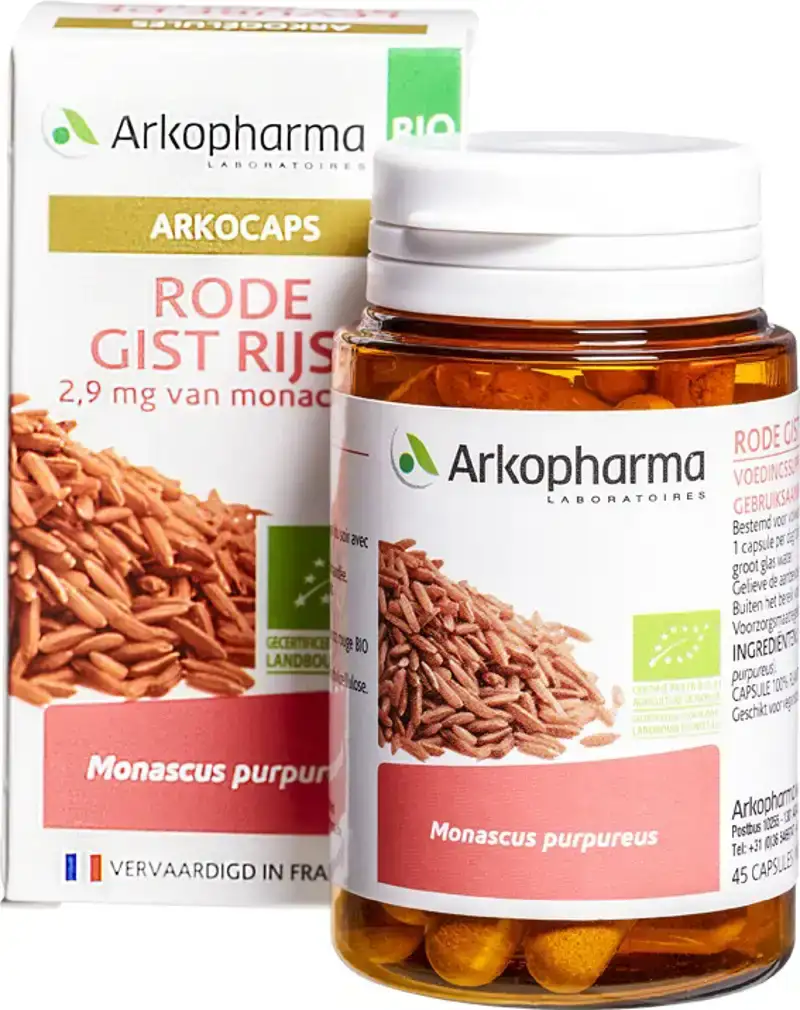 Bio Rode Gist Rijst Rode gist rijst capsules