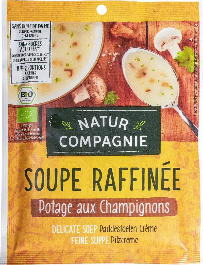 Champignoncrèmesoep instant 2-kops