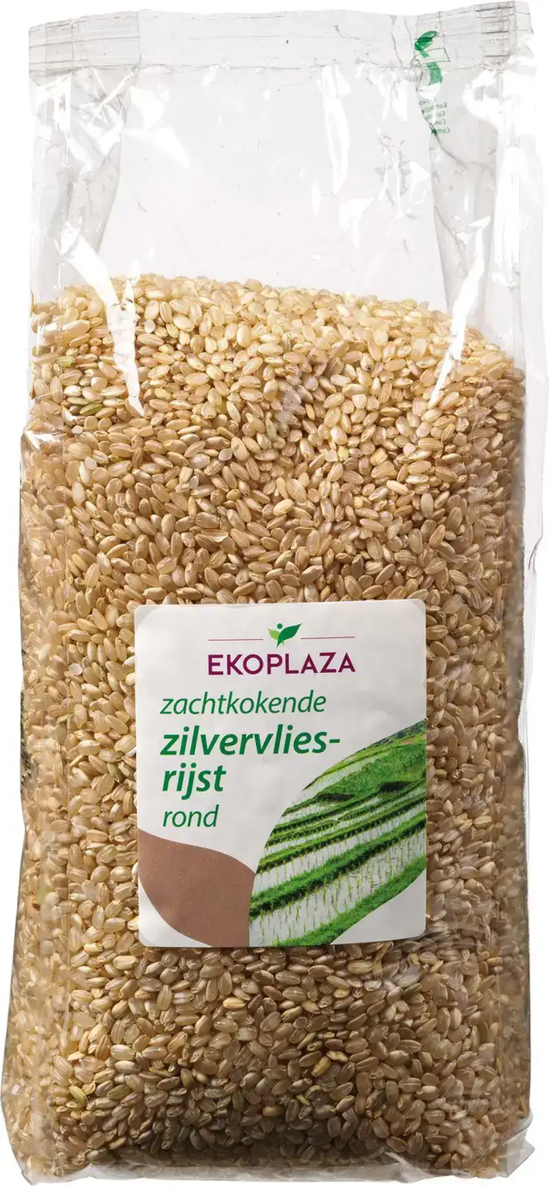 Zilvervliesrijst rond