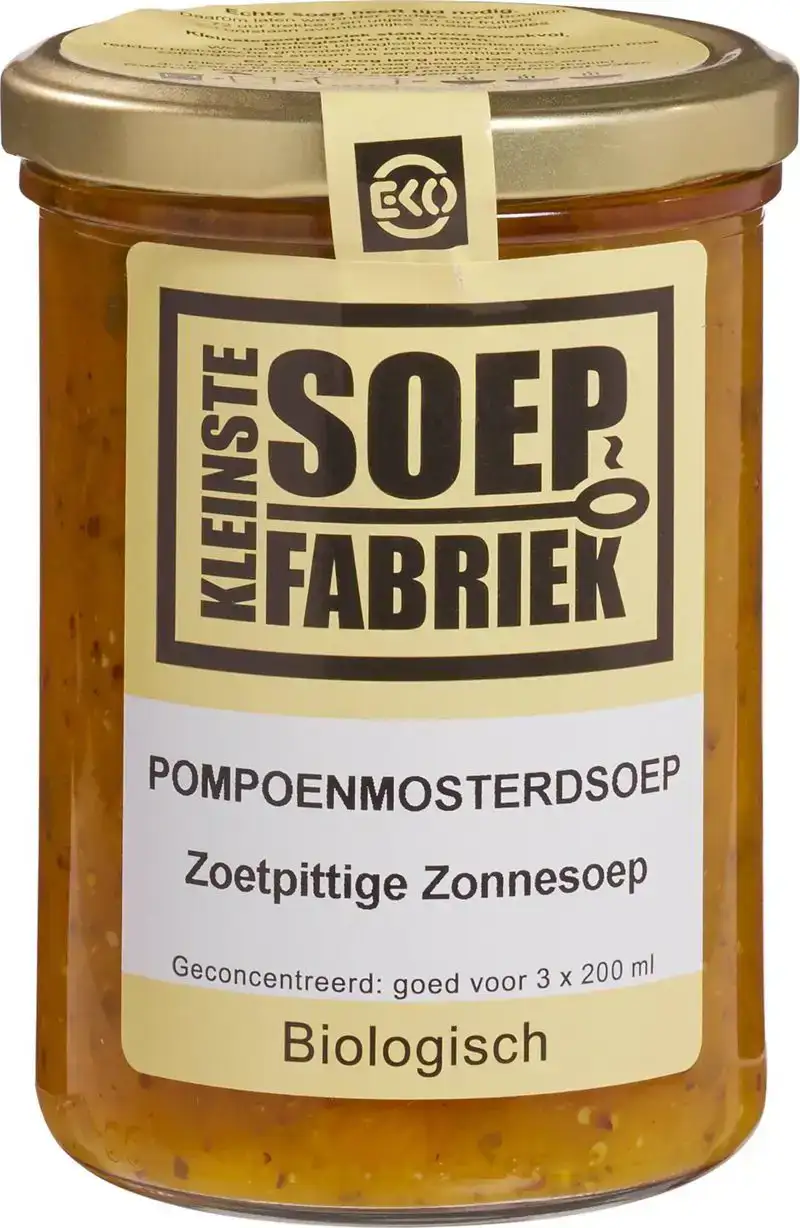Pompoen-mosterdsoep