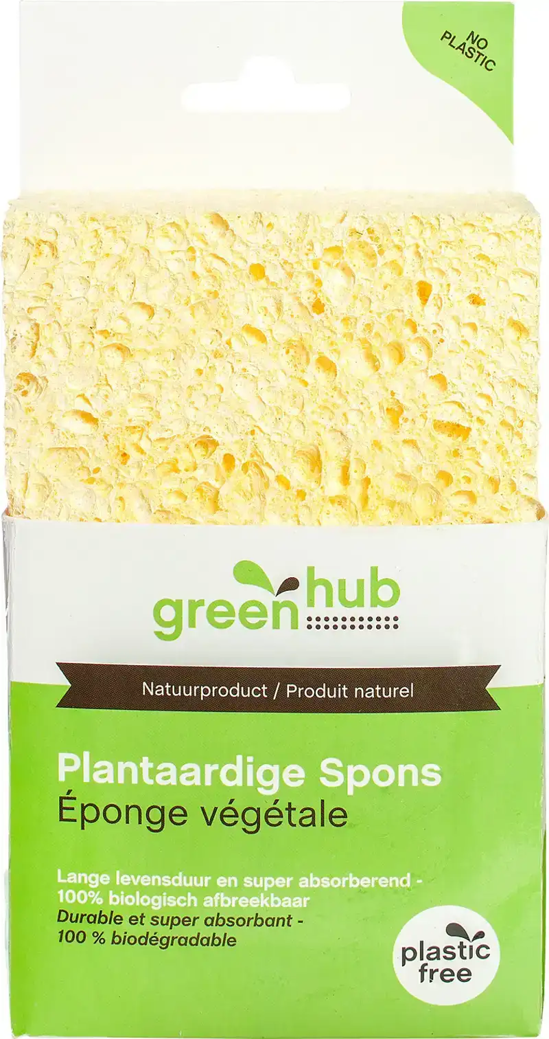 Plantaardige spons
