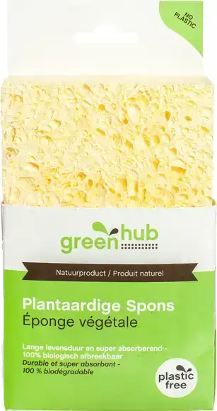 Plantaardige spons