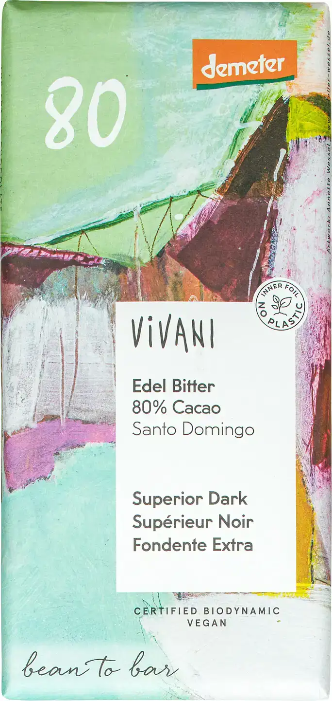 Pure chocolade 80% superior Demeter