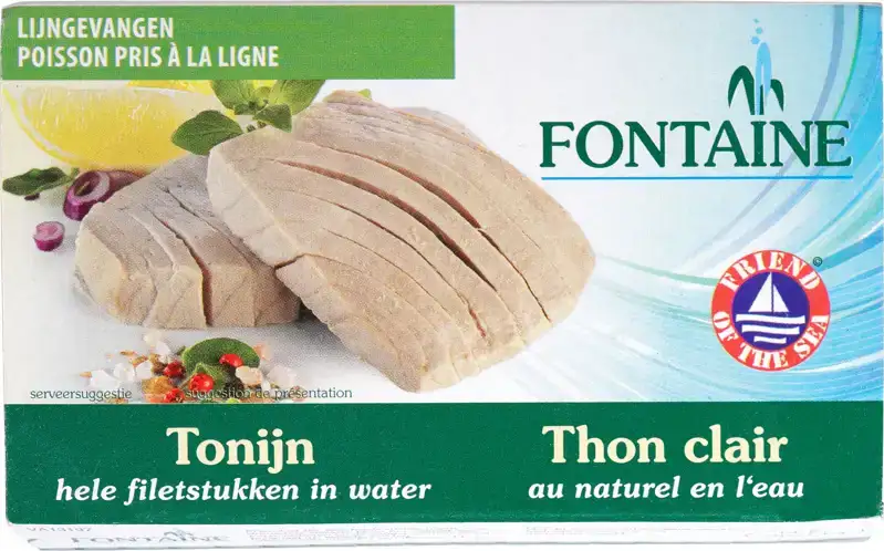 Tonijn in water