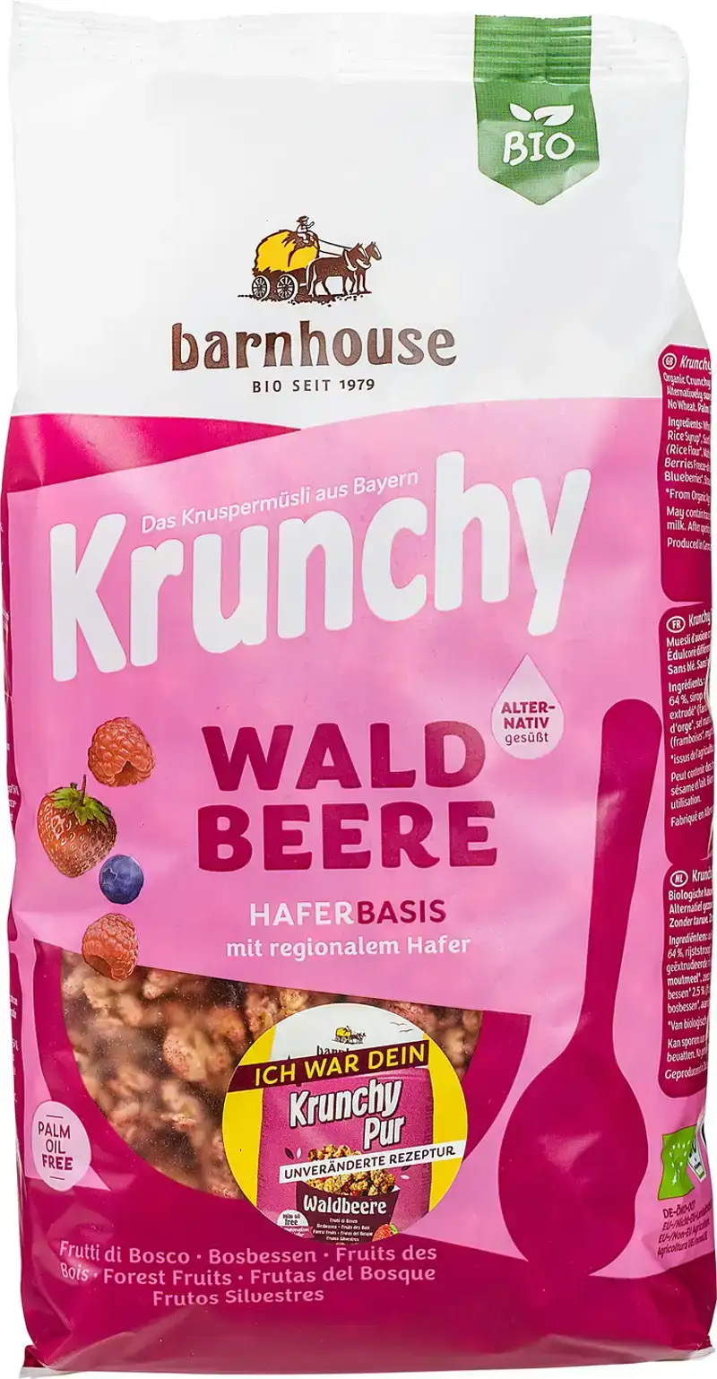 Krunchy muesli bosvruchten
