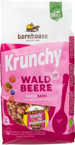 Krunchy muesli bosvruchten