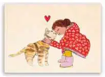 Kaart kat met hartje