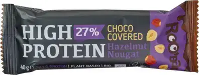 High protein bar hazelnut nougat