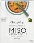 Instant miso soup zeegroente