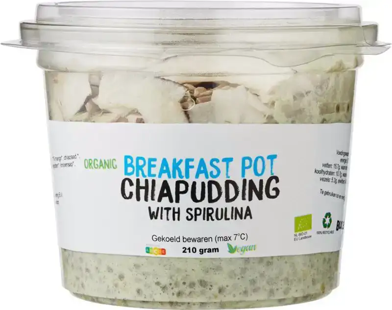 Chiapudding mango spirulina