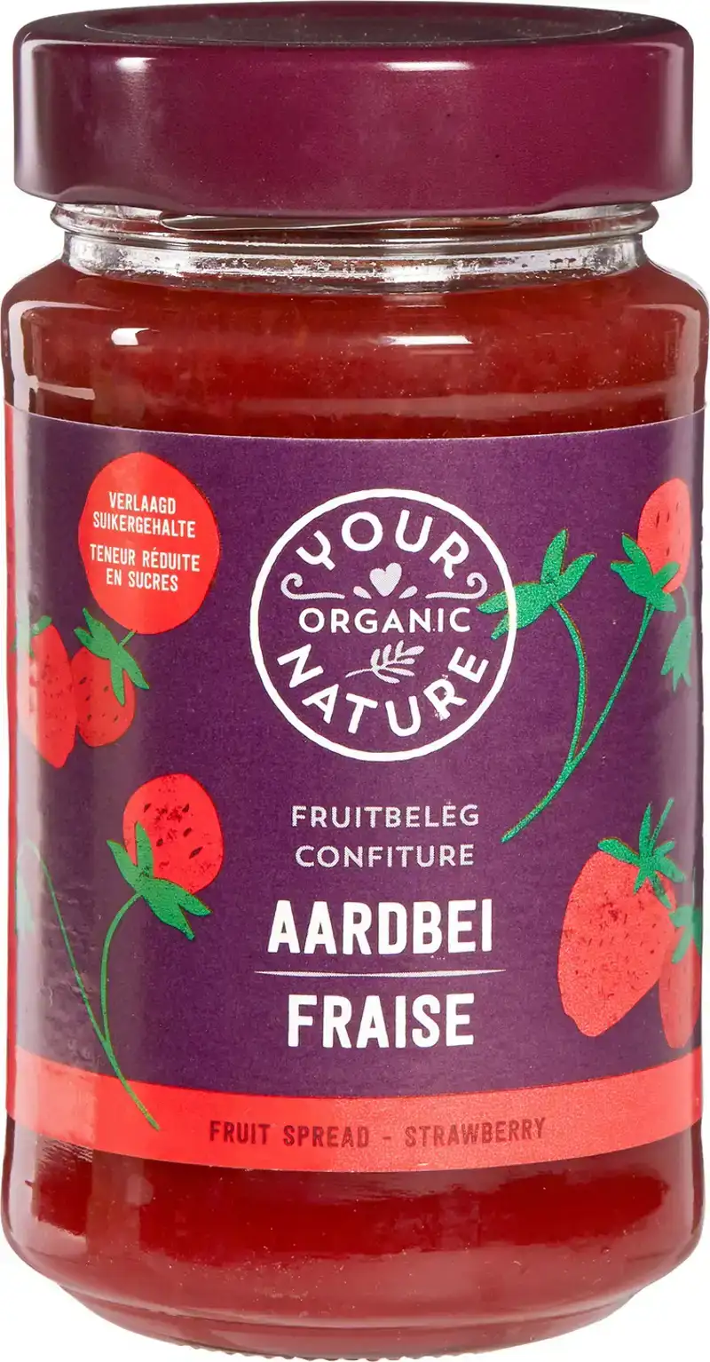 Aardbeien fruitbeleg