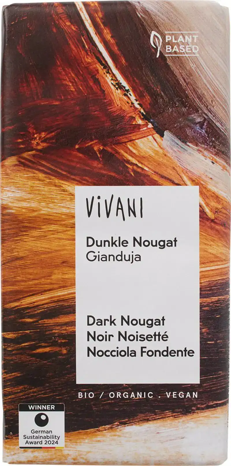 Pure chocoladereep nougat