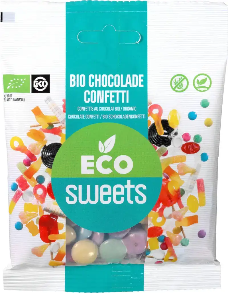 Vegan chocolade confetti