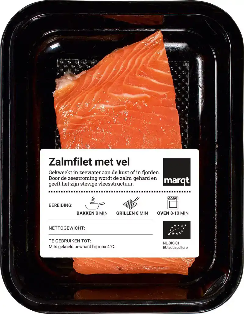 Zalmfilet met vel