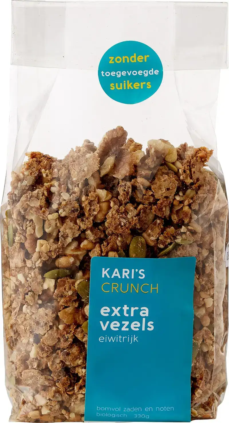 Granola extra vezels eiwitrijk