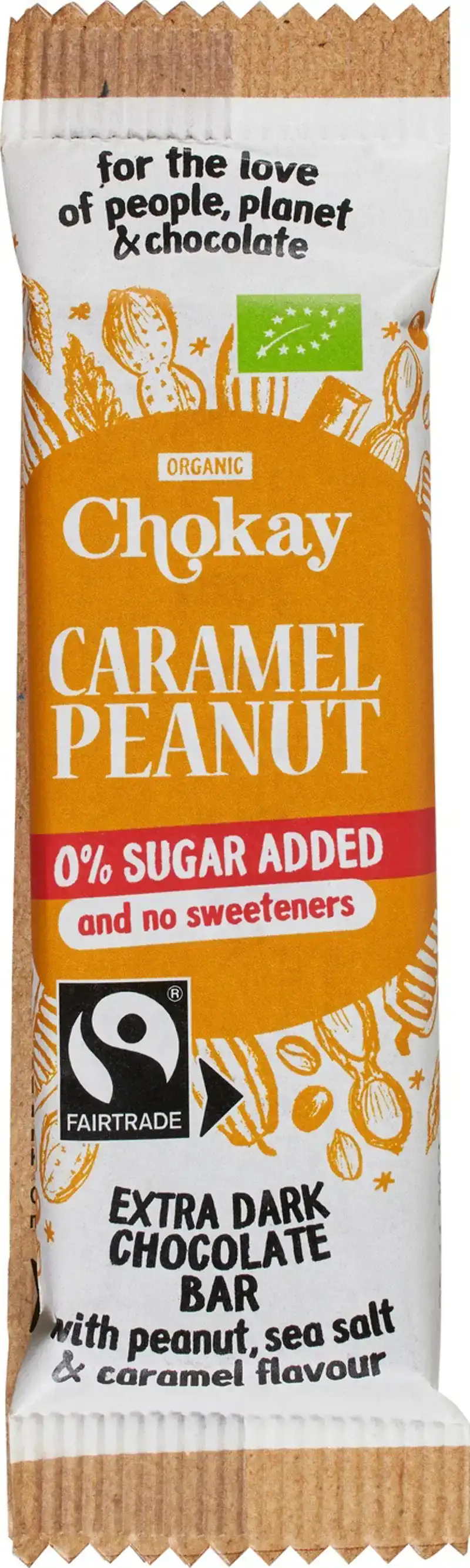 Chocolate Bar Peanut Caramel 30g