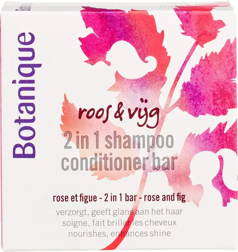 Shampoo- & conditionerbar roos & vijg
