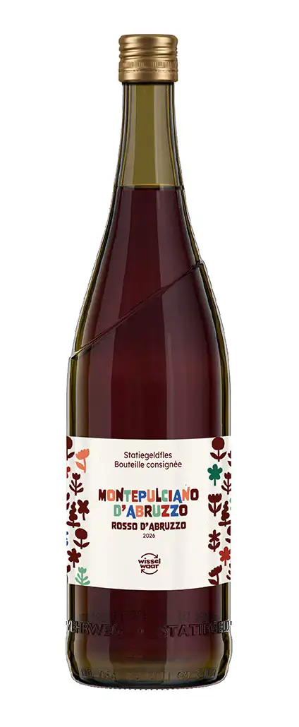 Montepulciano in statiegeldfles