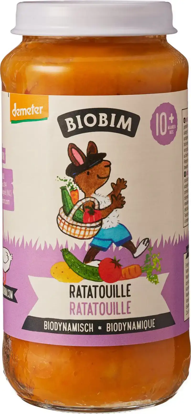 Groentehapje ratatouille 10+ mnd