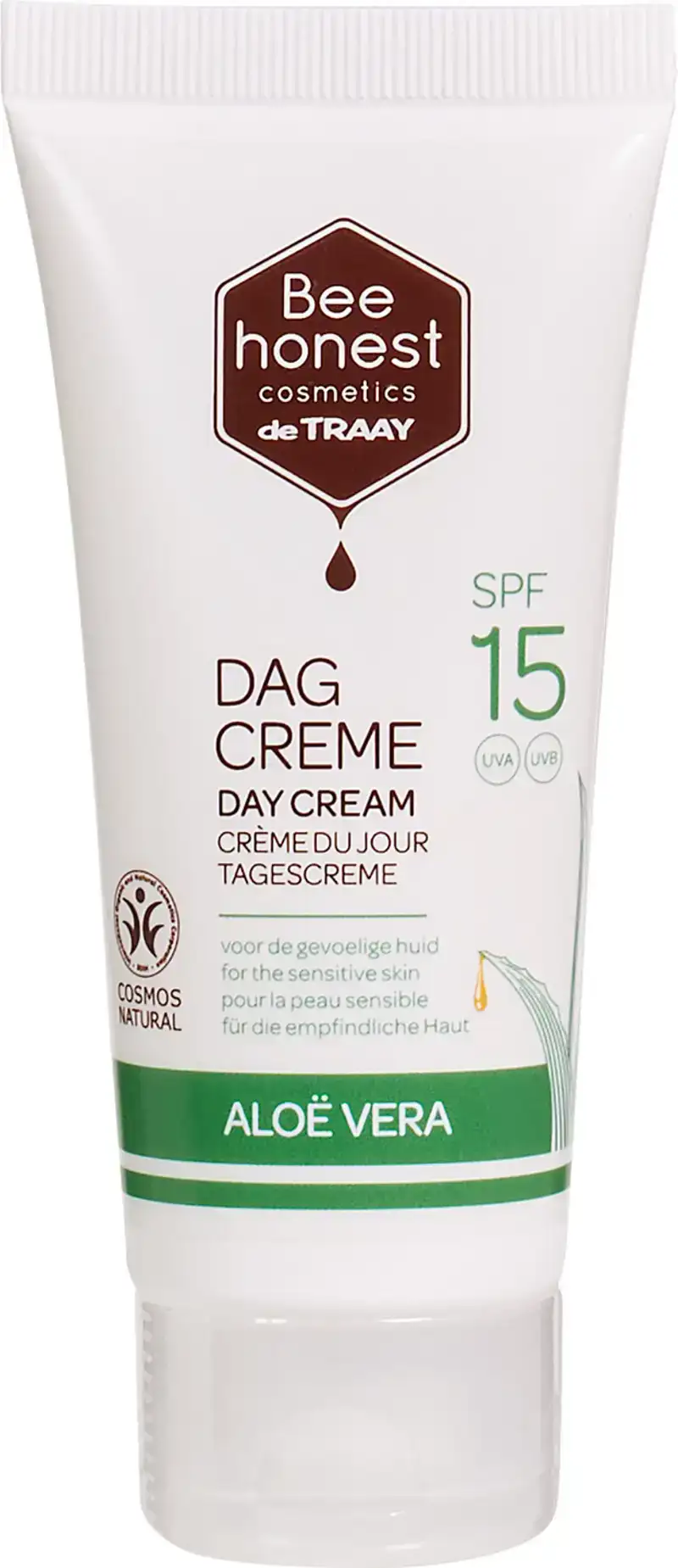 Dagcrème aloë vera SPF 15 - gevoelige huid