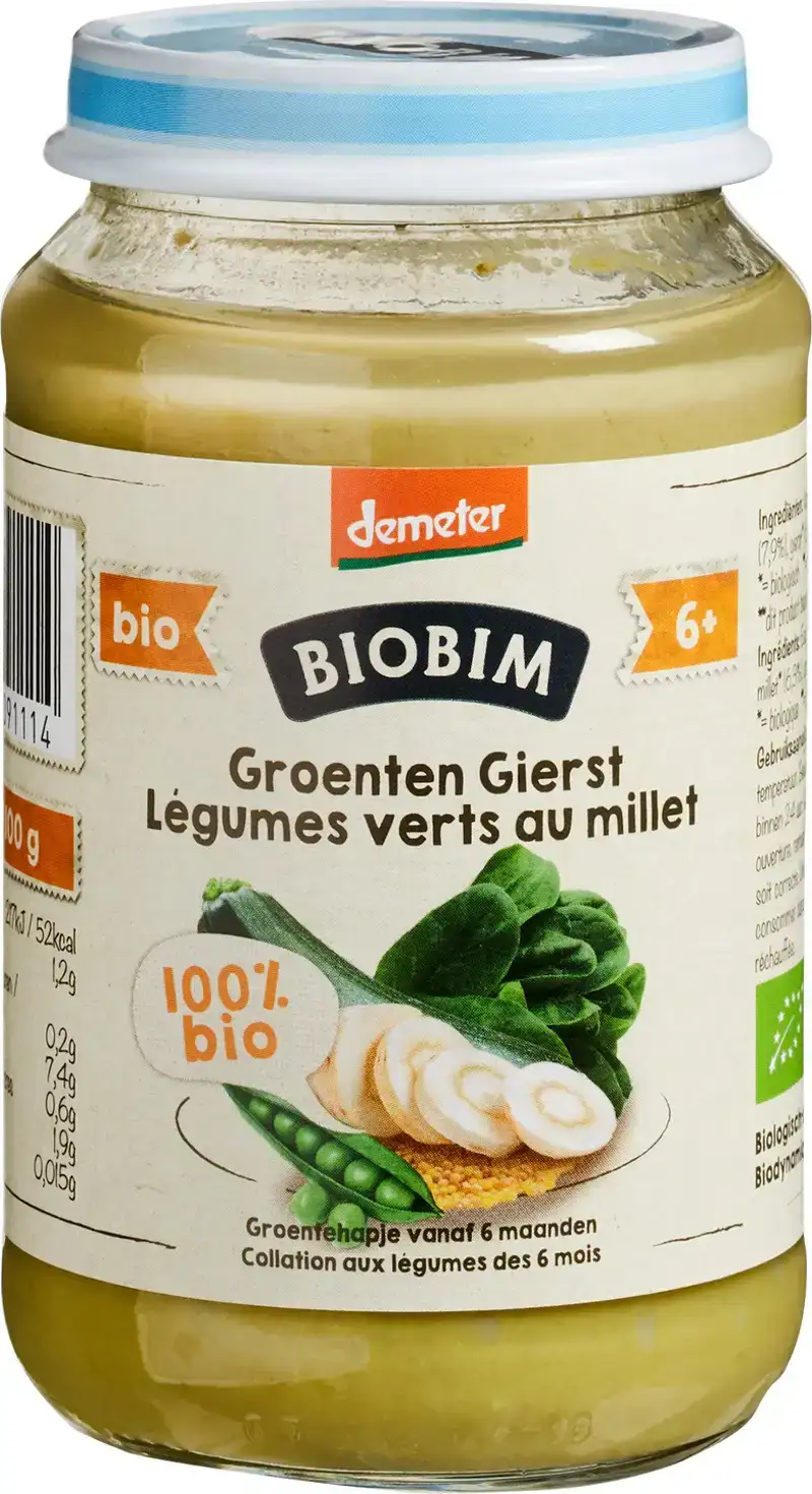 Babyhapje groenten gierst 6+ mnd