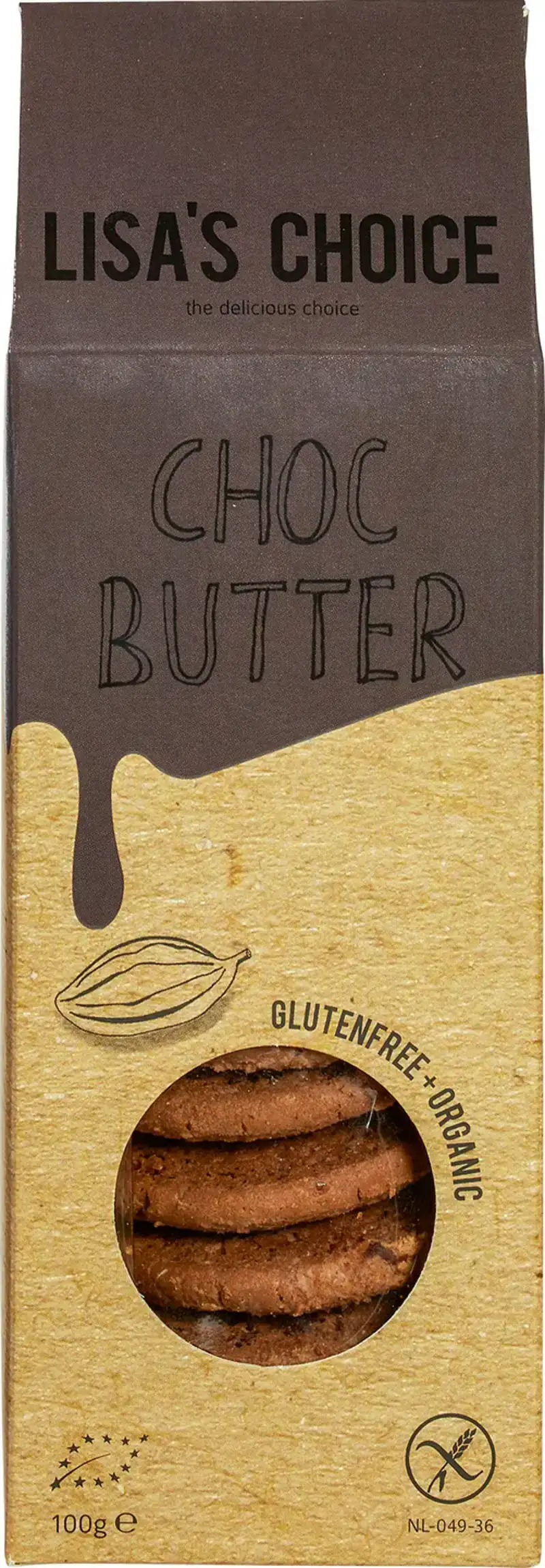 Glutenvrije choc butter cookies