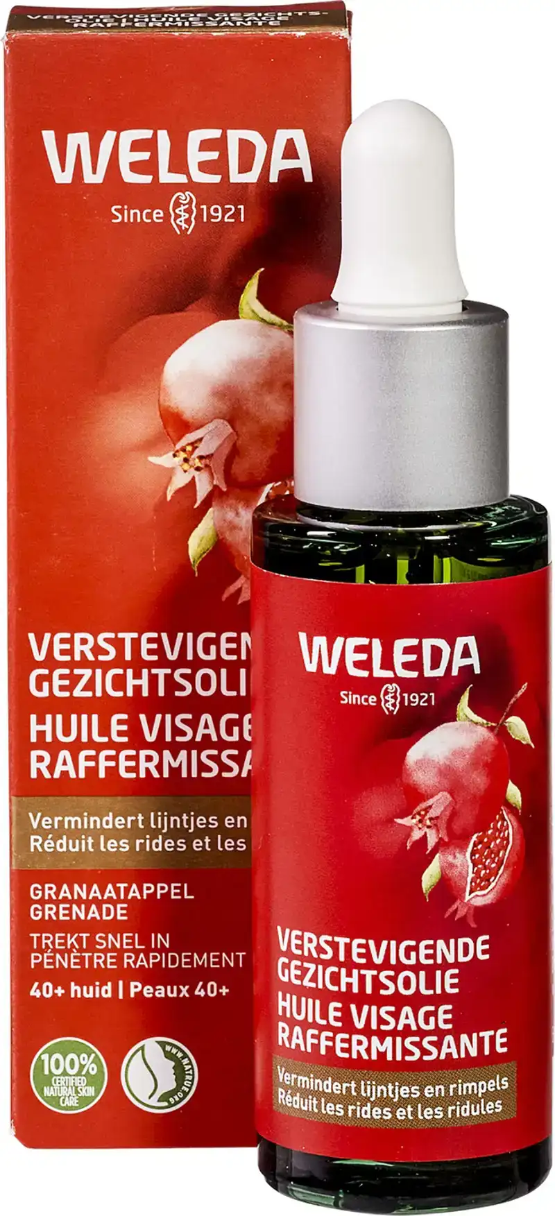 Verstevigende gezichtsolie granaatappel - 40+ huid