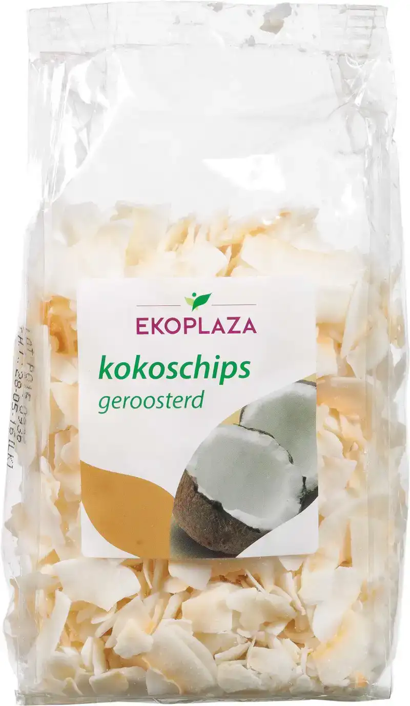 Geroosterde kokoschips