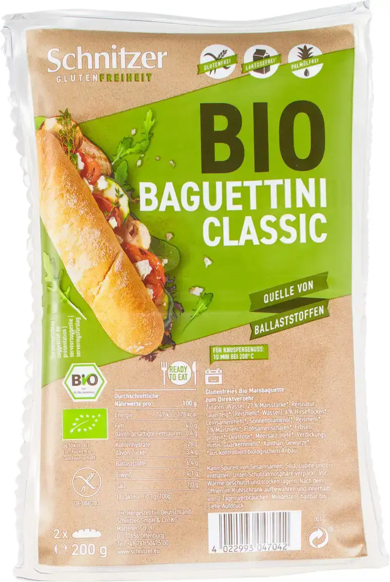 Glutenvrije baguettini classic