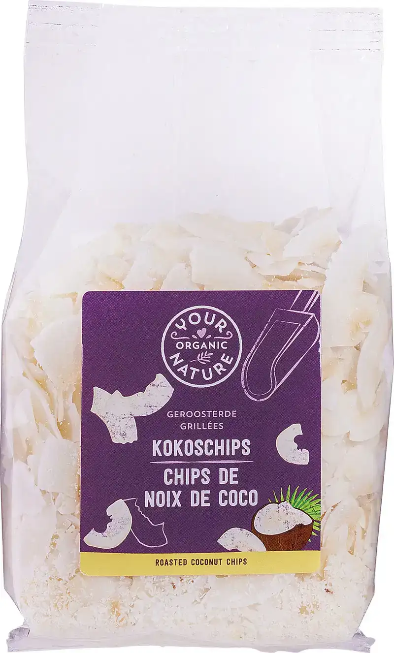 Geroosterde kokoschips