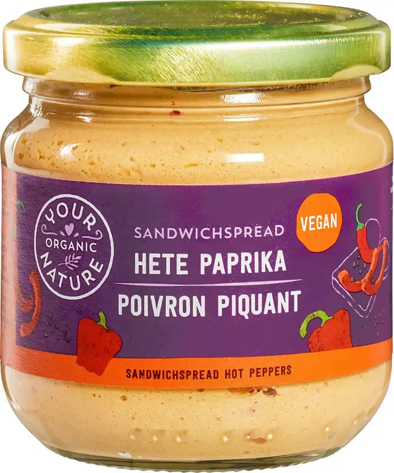 Sandwichspread hete paprika