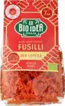 Rode linzen fusilli
