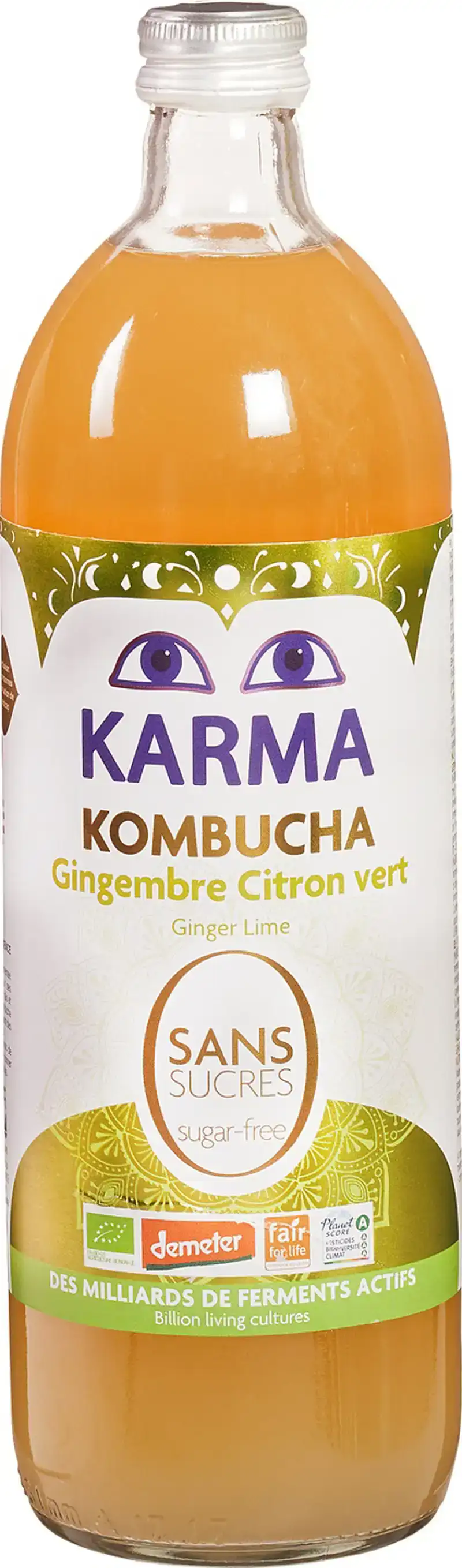 Kombucha gember & limoen suikervrij